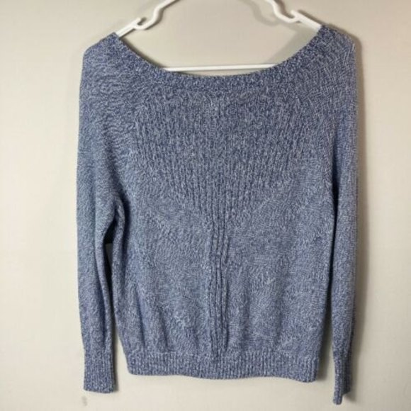 Soho New York & Company Jeans Blue and White Sweater Size X Small - Picture 5 of 7